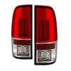 Spyder 5029195 fits Ford 08-15 Super Duty Version 2 LED Tail Lights Red Clear A