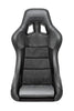 SPARCO 008012RPNR Seat QRT Performance Leather/Alcantara Black (Must Use Side Mount 600QRT)