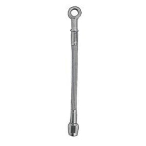 Fragola 351020 -3AN Clear Covered Straight x 7/16 BJO 20in