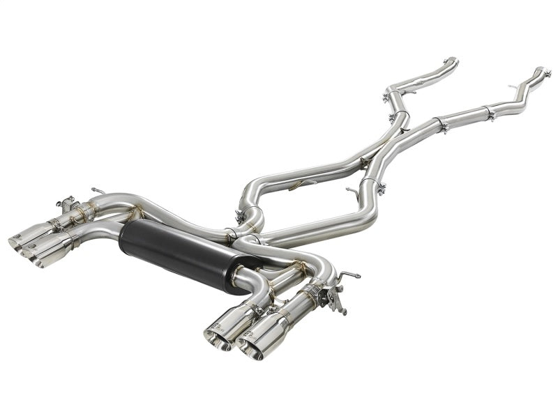 AFE 49-36341-P orce-Xp 3.5in 304 SS Cat-Back w/Polished Tips 15-18 fits BMW X5