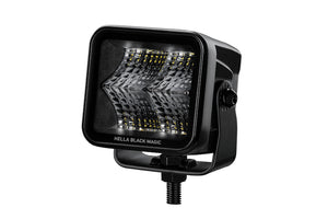 Hella LA358176801 Universal Black Magic 2.7in L.E.D. Cube Kit - Flood Beam