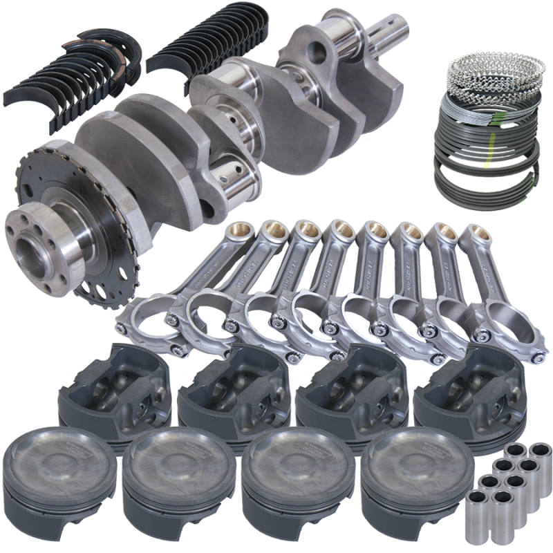 Eagle 639064005 fits Chevy LS2 4.000in Crank 24 Tth Reluctor 6.125in I-Beam Rods 4.005in Pistons Rotating Assembly