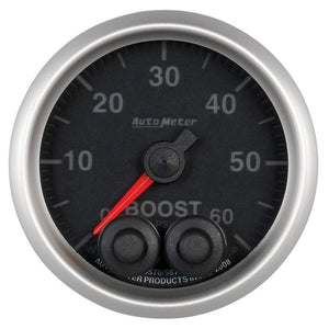 AutoMeter 5670 Autometer Elite 52mm 0-60 PSI Boost Peak & Warn w/ Electronic Control Gauge