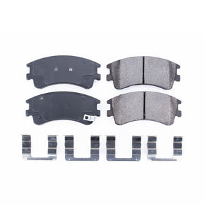 PowerStop 17 957 fits Mazda 6 Front Z17 Evolution Ceramic Brake Pads w/Hardware