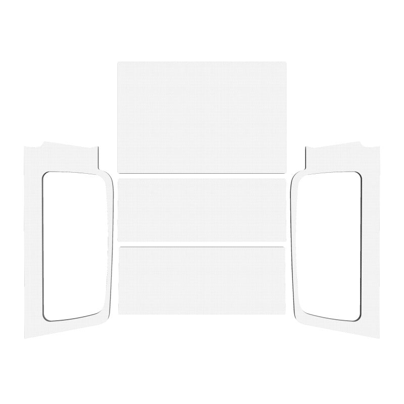 DEI  50602 fits Jeep 04-06 Wrangler LJ Unliminted Headliner Complete Kit - White