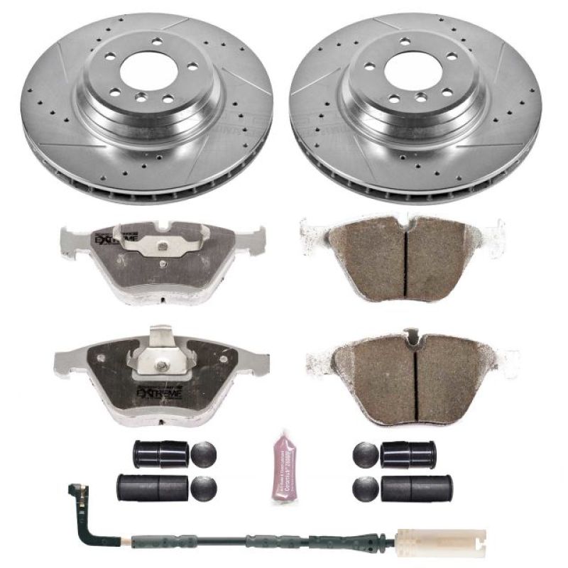 PowerStop K3015-26 2009 fits BMW 335i xDrive Front Z26 Street Warrior Brake Kit