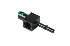 Aeromotive 15121 3/8in Quick Connect with AN-08 port and 1/8in gauge port