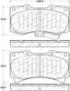 Stoptech 308.1119 Street Brake Pads