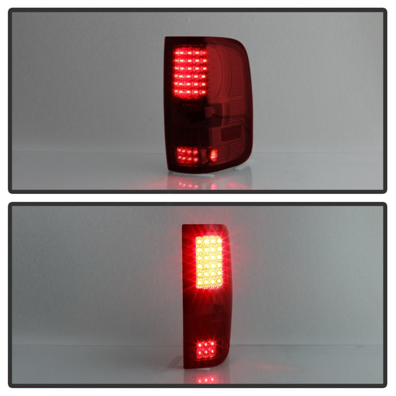 5034069 Xtune fits Ford 04-08 F150 Styleside LED Tail Lights Red Clear ALT-ON-