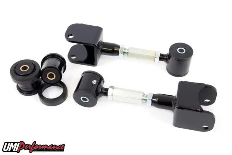 UMI Performance 302500-B 78-88 fits GM G-Body Adjustable Upper Control Arms- Pol
