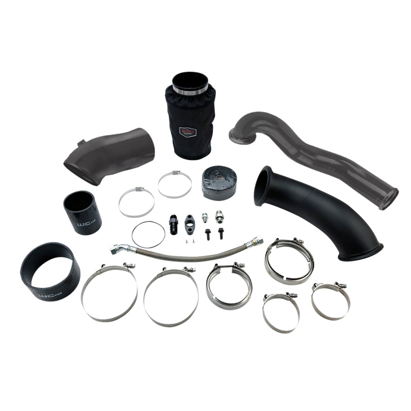 Wehrli WCF100486-GM 2004.5-07 Cummins 5.9L S400 High Mnt Turbo 2nd Gen Swap Kit - Gun Metal