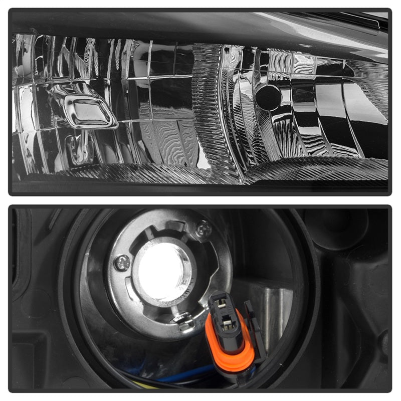 xTune 9042454 13-16 fits Ford Escape OEM Style Headlights -Black (HD-JH-FESCA13
