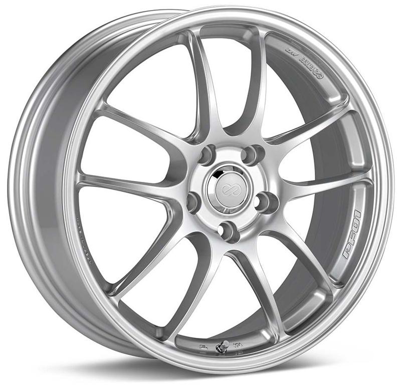 Enkei 460-895-6535SP PF01 18x9.5 5x114.3 35mm Offset 75mm Bore Silver Wheel