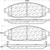 Stoptech 305.108 Street Select Brake Pads - Front