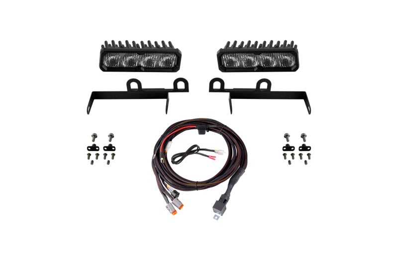 Diode Dynamics DD8865 2013-2018 Ram 1500 Ram SportExpress SS6 Sport LED Kit White Fog 6000K