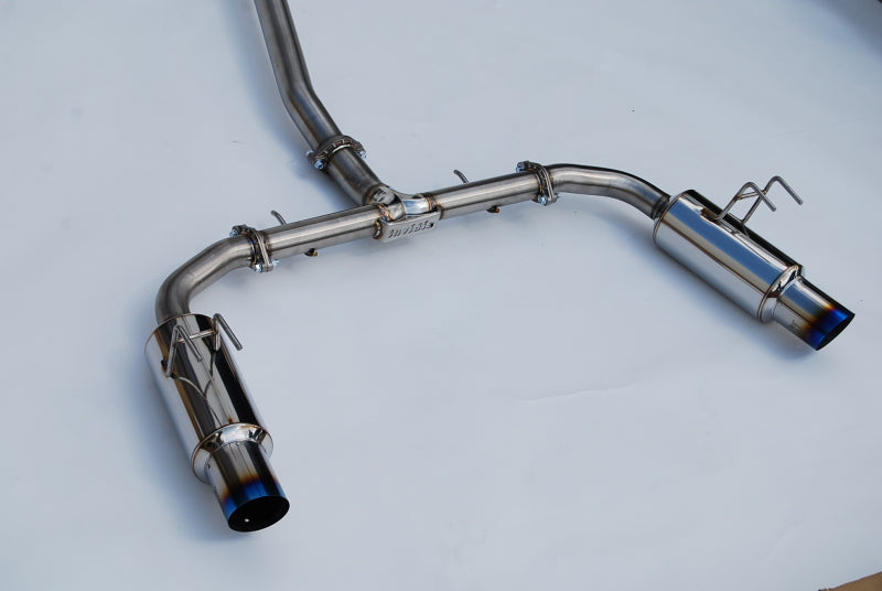 Invidia HS22HS4GD1STL 2022+ fits Honda Civic Si (1.5T) 70mm N1 Cat Back Exhaust - Burnt TI Tips