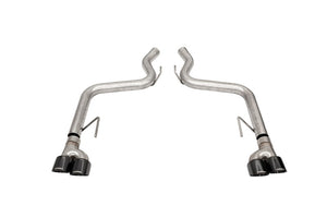 CORSA Performance 21087BLK Corsa 2018-2023 fits Ford Mustang GT Black 3.0in PVD AxleBack Exhaust w/4.0in Quad Pro Tips
