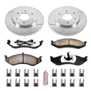 PowerStop K2119-36 90-99 fits Jeep Cherokee Front Z36 Truck & Tow Brake Kit