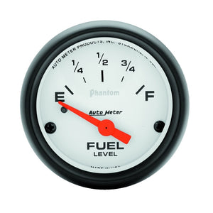 AutoMeter 5716 Autometer Phantom 2 1/16in 240 ohm to 33 ohm Electric Fuel Level Gauge