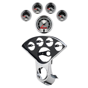 AutoMeter 2208-01 Autometer American Muscle Direct Fit Dash Kit 55-59 fits Chevy Truck (1 x 3-3/8in. / 4 x 2-1/16in.)
