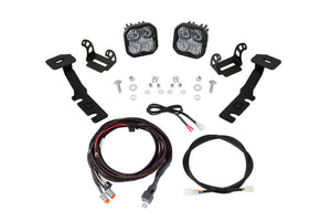 Diode Dynamics 19-25 Toyota RAV4 SS3 LED Ditch Light Kit - Pro White Combo