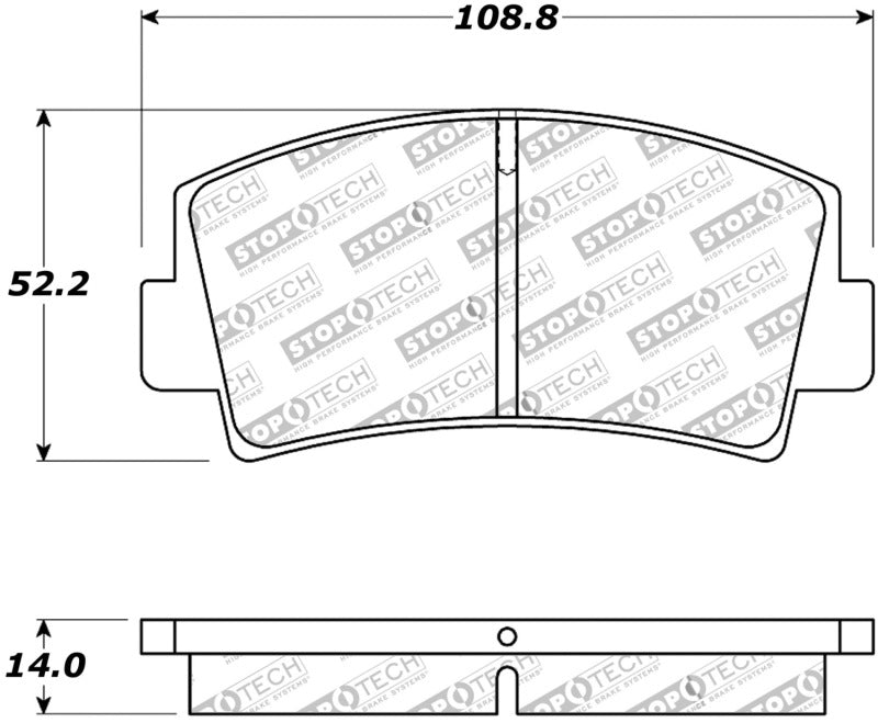 Stoptech 309.0076 Performance Brake Pads