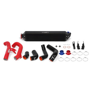 Mishimoto MMINT-CIV-16KBKWRD 2016+ fits Honda Civic 1.5T / 2017+ Honda Civic Si Black Intercooler Kit w/Red Pipes