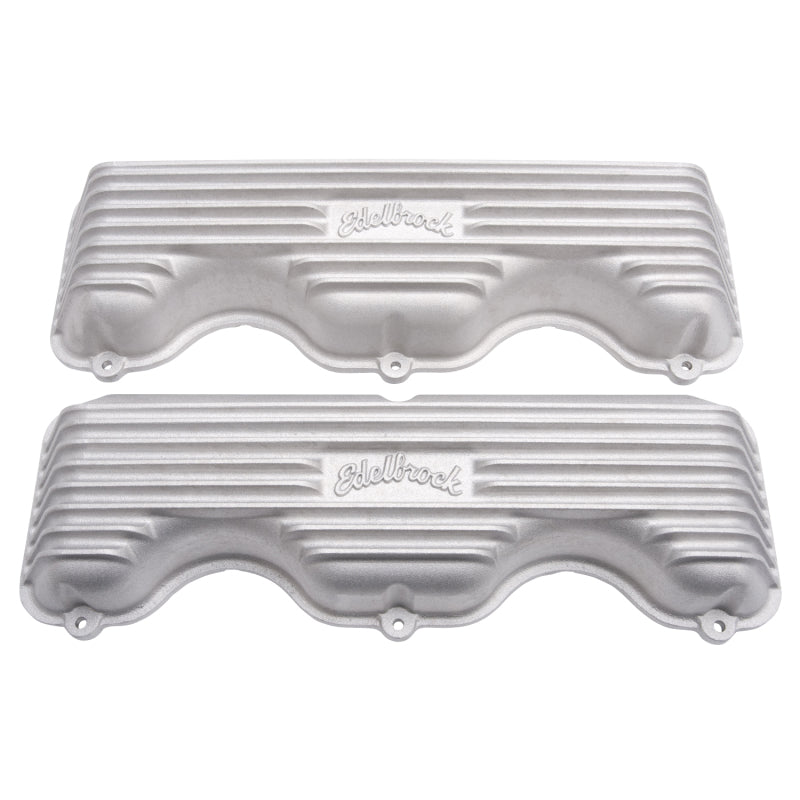 Edelbrock 41409 Valve Cover Classic Series fits Chevrolet W 348/409 CI V8 Satin