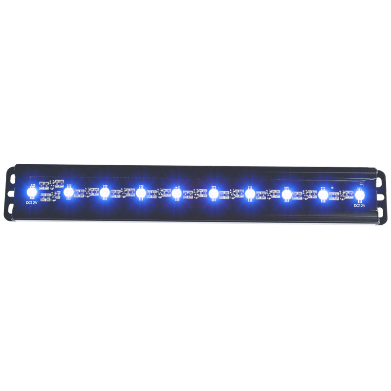 ANZO 861150 Universal 12in Slimline LED Light Bar (Blue)