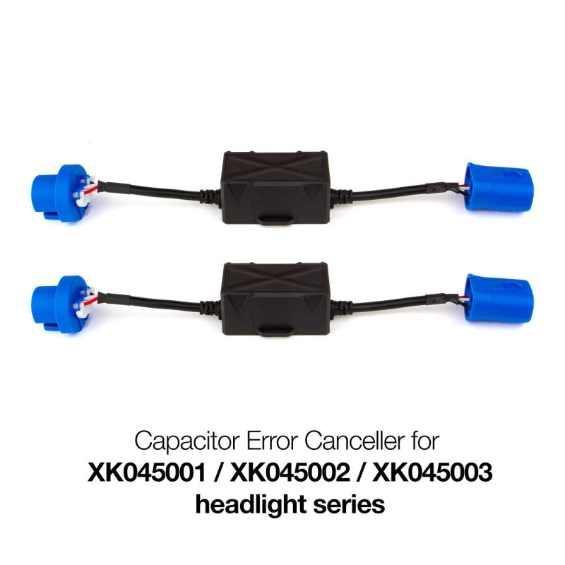 XK XK-EC-H10HB3HB4 Glow Error Canceller Capacitor Lite Elite RBG Headlight Bulbs (2 in 1) - H10HB3HB4