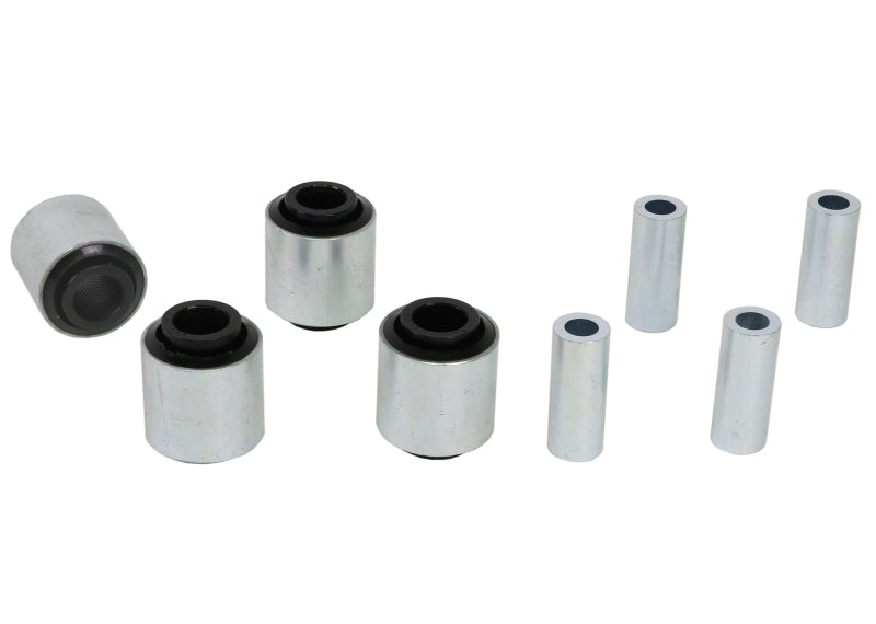 Whiteline W61705A Plus 5/ fits Infiniti 95-03 QX4 / 8/86-8/95 Pathfinder Rear Trailing Arm - Upper & Lwr Bushing