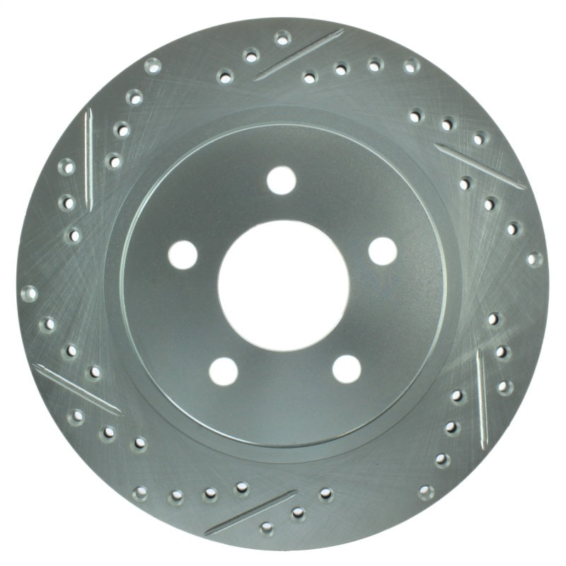 Stoptech 227.61087R Select Sport 05-10 fits Ford Mustang GT Slotted and Drilled Rear Right Rotor