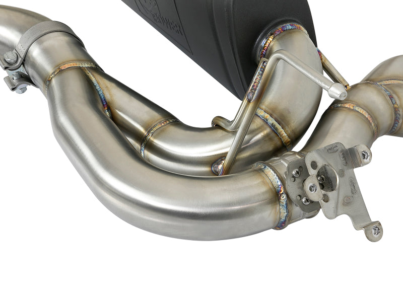 AFE 49-36338-P orce-Xp 2-1/2in SS Axle Back Exhaust w/Polished Tips 15+ fits BM
