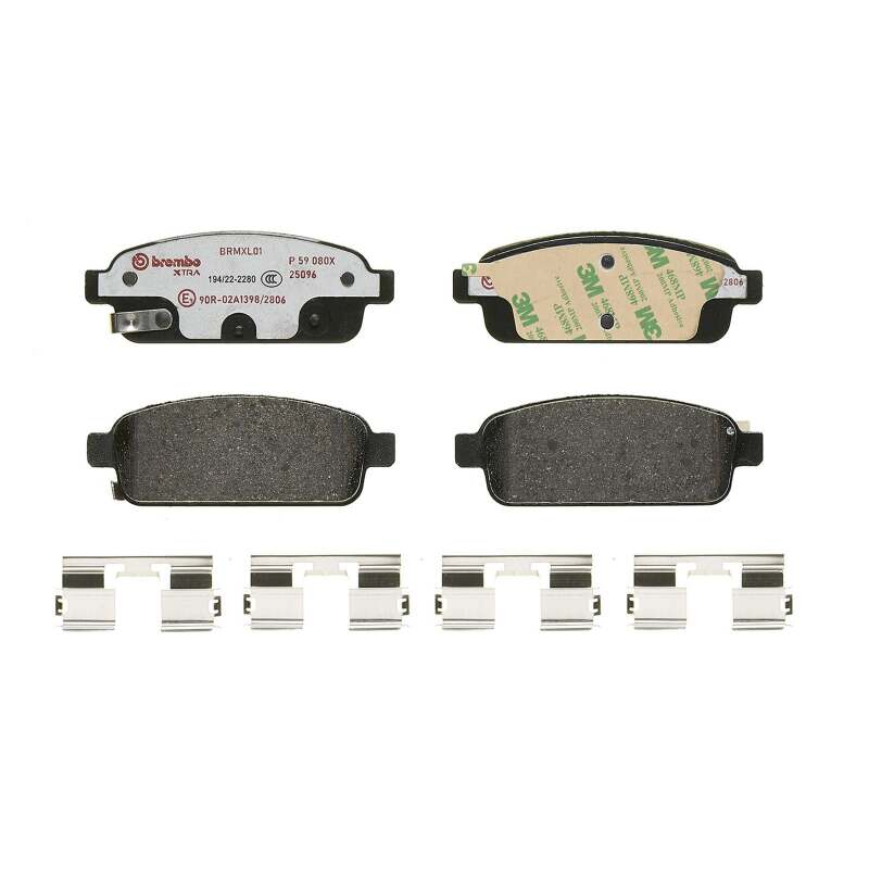 Brembo OE P59080X Brembo 11-16 fits Chevrolet Cruze Premium Xtra Brake Pads - Rear