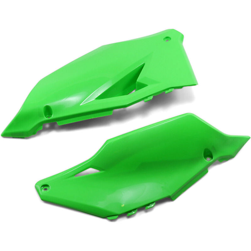 Cycra 1CYC-2770-72 21-23 fits Kawasaki KX450X Side Number Panels - OEM Green