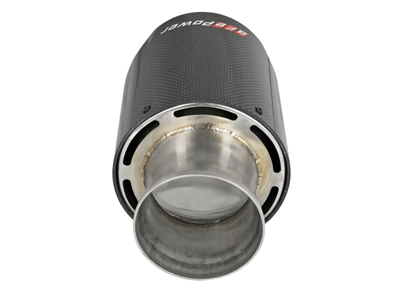 AFE 49C32068-C orce-XP 4-1/2in Carbon Fiber OE Replacement Exhaust Tips - 15-19