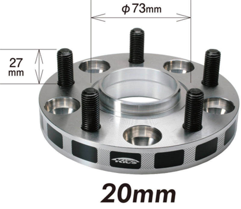 Project Kics W5120W160 20mm Thick 12x1.50 60mm Hub 5x114.3 Wide Tread Spacers