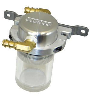 Moroso 85682 Universal Air/Oil Separator Catch Can - Small Body w/o Drain - Bill
