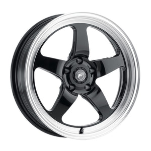 Forgestar F09189067P22 D5 Drag 18x9.0 / 5x114.3 BP / ET22 / 5.9in BS Gloss Black Wheel