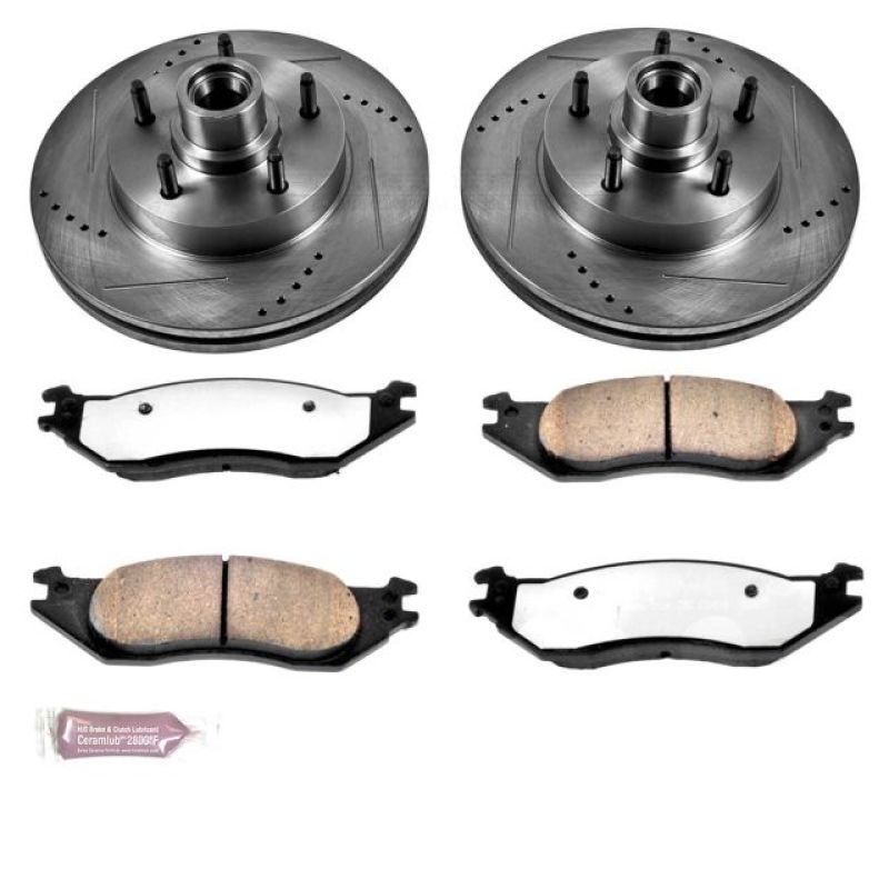 Power Stop K4578 36 fits Ford E-150 Club Wagon Front Z36 Truck & Tow Brake Kit