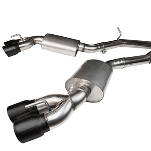 Kooks Headers 22605261 Kooks 2016+ Chevrolet Camaro SS LT1 6.2L 3in Exhaust w/ Catted X-Pipe 4in Black Slash Cut Quad Tips