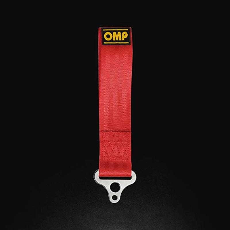 OMP EB0-0578-061 Tow Hook Stainless Internal Diametre 100 mm - Medium Material (Red)