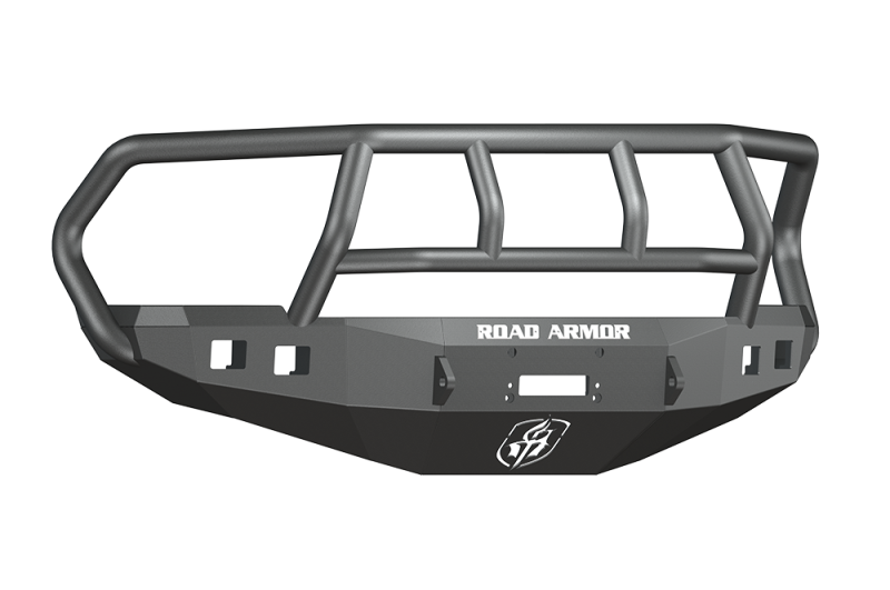 Road Armor 408R2B 10-18 Ram 2500 Stealth Front Winch Bumper w/fits Titan II Guard - Tex Blk