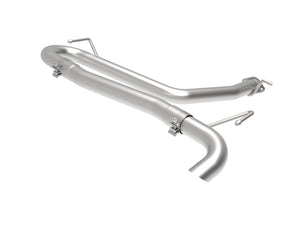 AFE 49-37017NM  2-1/2in 304 SS Axle-Back Exhaust (No Muffler) 18-21 fits Hyunda
