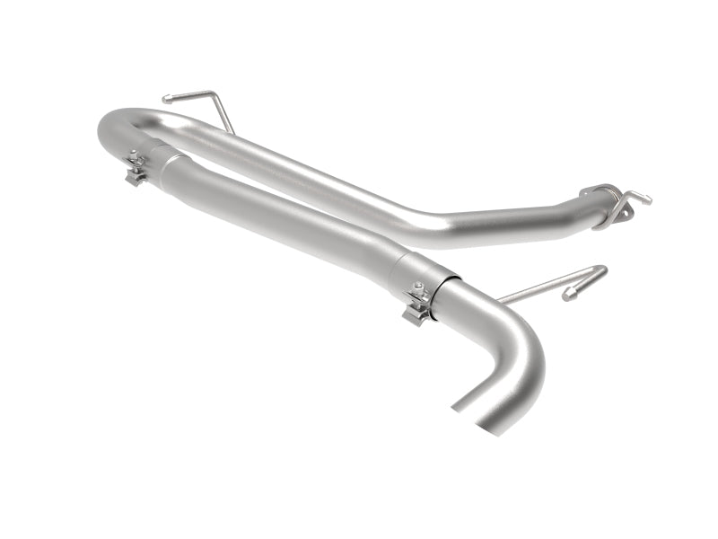 AFE 49-37017NM  2-1/2in 304 SS Axle-Back Exhaust (No Muffler) 18-21 fits Hyunda