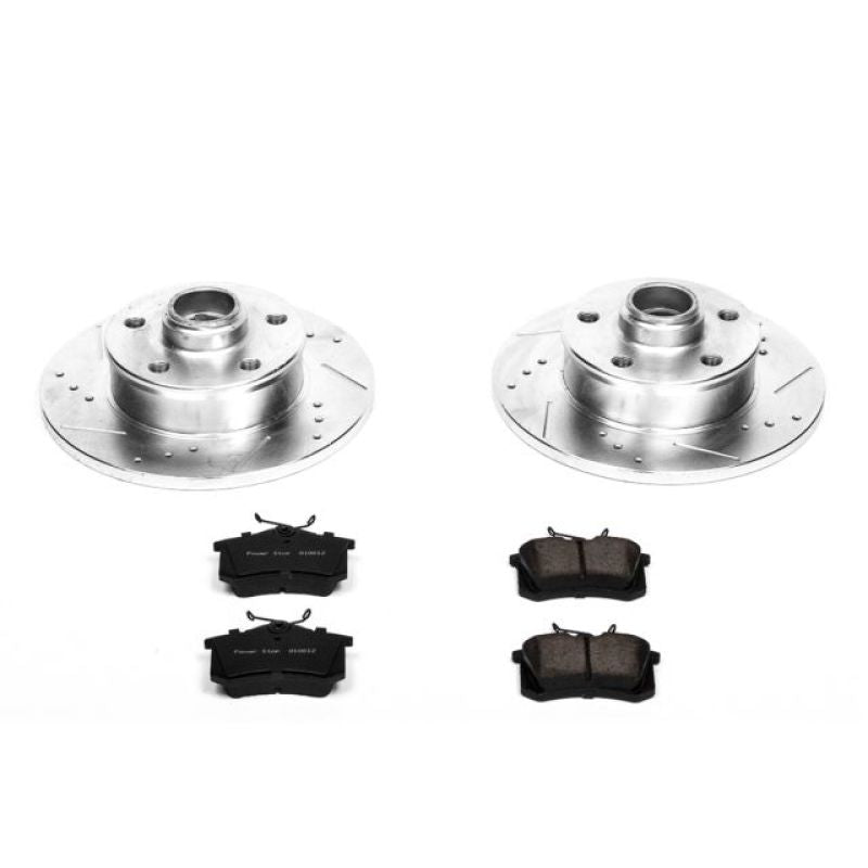 PowerStop K513 fits Volkswagen 92-95 Corrado Rear Z23 Evolution Sport Brake Kit