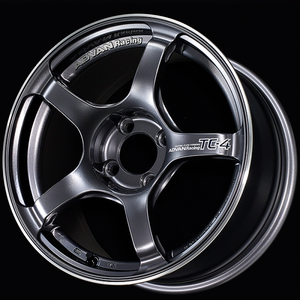 Advan YAD6F35AGMR TC4 16x7.5 / +35 Offset / 4x100 / 63mm Bore / Racing Gunmetallic and Ring