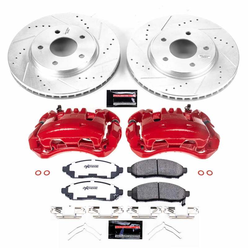 PowerStop fits Chevrolet City Express Front Z36 Truck & Tow Brake Kit w/Calipers