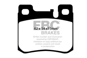 EBC UD620 94-95 fits Mercedes-Benz C220 (W202) 2.2 (ASC) Ultimax2 Rear Brake Pads