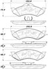 Stoptech 305.0746 Street Select Brake Pads - Front